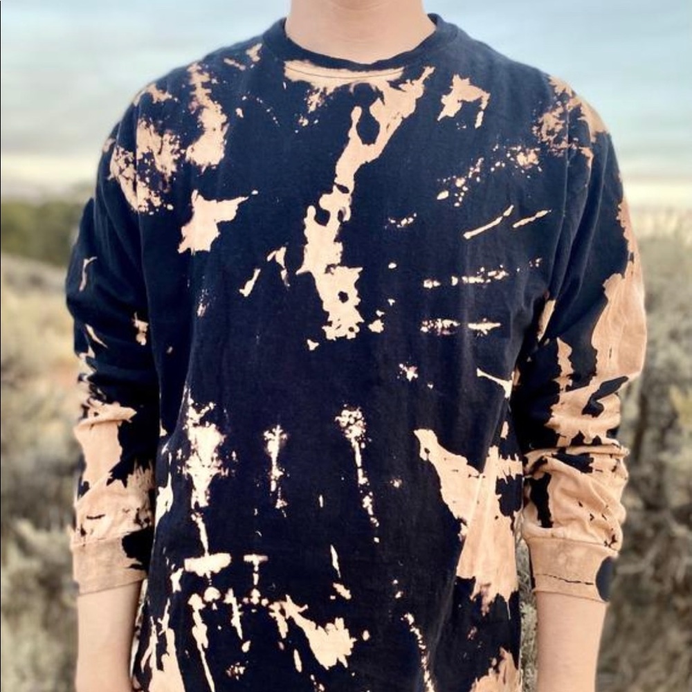Reverse Tie Dye | Reverse Tie Dye Long Sleeve